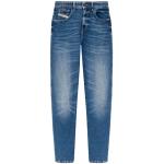 Marine-blauwe Hennep Diesel Slimfit jeans  in maat L  lengte L32  breedte W30 in de Sale voor Dames 