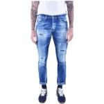 Blauwe Lycra DONDUP Skinny jeans in de Sale voor Heren 