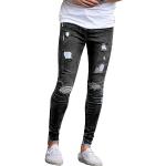 Zwarte Stretch Skinny jeans  in maat XL voor Heren 