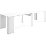 Moderne Witte Aluminium Uitschuifbare tafels voor 14 personen 