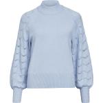 Pastelblauwe Object Gestreepte Oversized truien  voor de Winter Col  in maat XL voor Dames 