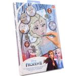 Slammer mozaïek diamond Frozen II meisjes 28 cm paars 10-delig