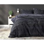 Zwarte Polyester Sleeptime Dekbedovertrekken  in 220x200 voor 2 personen 