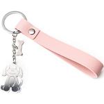 Roze Sleutelhangers  voor een Verjaardag met motief van Honden voor Meisjes 
