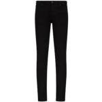 Flared Zwarte Stretch Emporio Armani Slimfit jeans voor Heren 