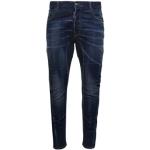 Blauwe DSQUARED2 Slimfit jeans  in maat 3XL in de Sale voor Heren 