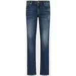 Blauwe Emporio Armani Slimfit jeans in de Sale voor Heren 