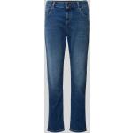 Blauwe Polyester Emporio Armani Slimfit jeans voor Dames 
