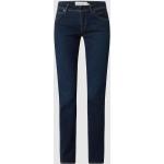 Blauwe Polyester Stretch Marc O'Polo Slimfit jeans voor Dames 