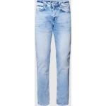 Lichtblauwe Polyester Stretch Garcia Slimfit jeans in de Sale voor Heren 