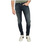 Vintage Blauwe Elasthan Nudie Jeans Slimfit jeans  voor de Lente  in maat XS  lengte L32  breedte W32 Bio Sustainable in de Sale voor Heren 