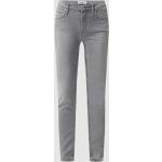 Lichtgrijze Polyester Stretch Marc O'Polo Slimfit jeans Bio voor Dames 