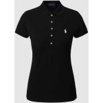 Zwarte Ralph Lauren Polo Poloshirts slim fit  in maat S voor Dames 