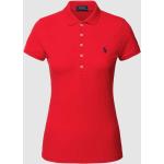 Rode Ralph Lauren Polo Poloshirts slim fit  in maat S voor Dames 