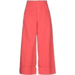 Flared Rode Linnen High waist INCOTEX Hoge taille jeans  in maat XXL voor Dames 