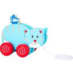 Houten Small Foot Trekspeelgoed Artikelen 6 - 12 maanden met motief van Katten voor Babies 