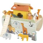 Houten Small Foot Ark van Noach Speelgoedartikelen 12 - 24 maanden met motief van Boten voor Babies 