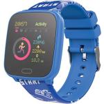 Blauwe Kunststof FOREVER waterdichte Smartwatches voor Kinderen 
