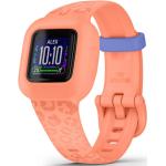 Oranje Siliconen Alarm Garmin Vivofit 3 Smartwatches met Siliconen met Stappenteller 5 Bar met Gesp voor Kinderen 