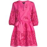 Roze Smashed Lemon V-hals jurken V-hals  in maat L met Driekwart mouwen voor Dames 