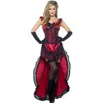 Bordeaux-rode Smiffys Halloween-kostuums  in maat L met motief van Halloween 