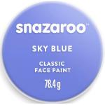 Snazaroo 1175355 Kinderschmink, huidvriendelijke hypoallergene gezichtsmake-up op waterbasis, vrij van parabenen - 75ml Pot, Sky Blue