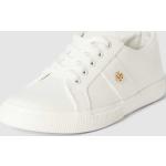 Witte Rubberen Ralph Lauren Damessneakers 