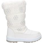 Witte Snow Fun Gewatteerde Gevoerde laarzen  in maat 37 met Glitter voor Dames 
