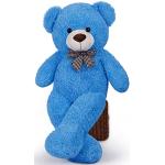 Blauwe 120 cm Teddyberen 