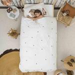 Witte Perkal Snurk Beddengoed Slaapkamer textiel met motief van Eekhoorn voor 1 persoon Sustainable 