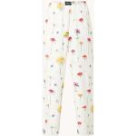 Snurk Bloom pyjamabroek van biologisch katoen met bloemenprint - Wit