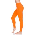 Casual Oranje Stretch Ademende Sportbroeken  in Grote Maten  in maat L in de Sale voor Dames 