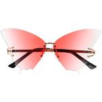 Punk Roze Vlinder zonnebrillen met motief van Vlinder Sustainable voor Dames 