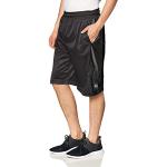 Southpole Heren Basic Basketbal Mesh Shorts - zwart - XL