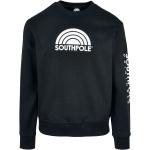 Southpole Sweatshirts - Southpole Halfmoon Crew - S tot L - voor Mannen - zwart