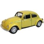 Speelauto Volkswagen Kever geel 12 cm - Speelgoed auto&apos;s