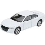 Witte Metalen Welly Dodge Charger Speelgoedauto's voor Kinderen 