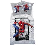 Witte Spider-Man Kinderdekbedovertrekken  in 140x200 voor 1 persoon 