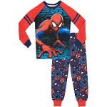 Blauwe Marvel Kinderpyjama's  in maat 116 voor Jongens 