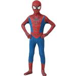 Blauwe Spider-Man Kinder verkleedkleding met motief van Halloween 