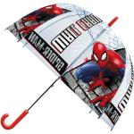 Spiderman paraplu - voor kinderen - rood/blauw - D61 cm