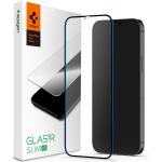 Spigen FC Black HD Glassprotector iPhone 12 Pro Max - Zwarte Rand