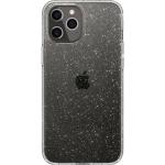 Transparante Siliconen Spigen iPhone 12 hoesjes met Glitter 