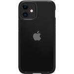 Zwarte Kunststof Krasbestendig Spigen iPhone 12 Mini hoesjes type: Bumper Hoesje voor Dames 
