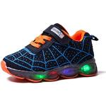 Blauwe LED / Oplichtend / Gloeiend Spider-Man LED sneakers & Lichtgevende Sneakers Sustainable voor Jongens 