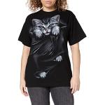 Gothic Zwarte Spiral Direct T-shirts met opdruk  in maat XXL Sustainable voor Dames 