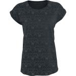 Spiral Gothic Elegance T-shirt zwart Vrouwen