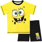 Gele SpongeBob SpongeBob SquarePants Kinderpyjama's  in maat 140 met motief van Ananas voor Jongens 