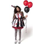 Rode Polyester Clownspakken  in maat XL met motief van Halloween Sustainable voor Dames 