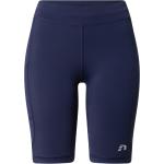 Marine-blauwe High waist Newline Sportbroeken voor Dames 